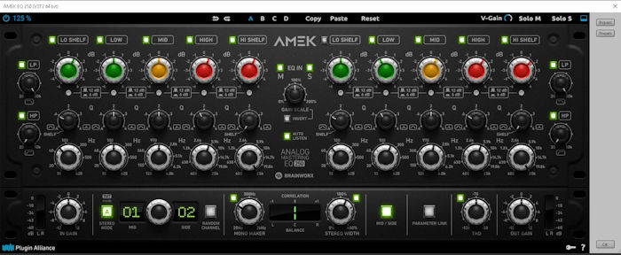 AMEK 250 Mastering EQ